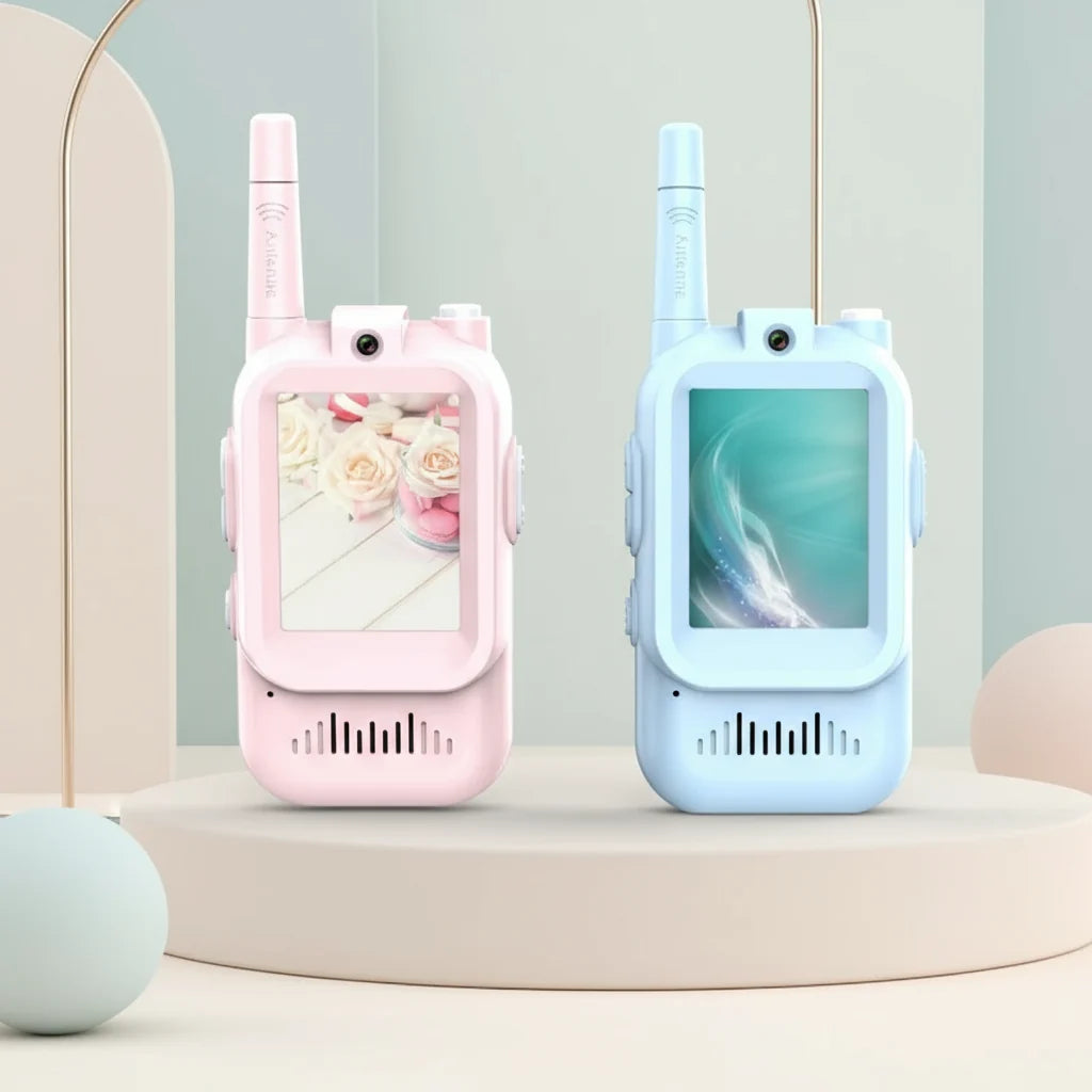 Kinder walkietalkie set met camera en kleurenscherm 1