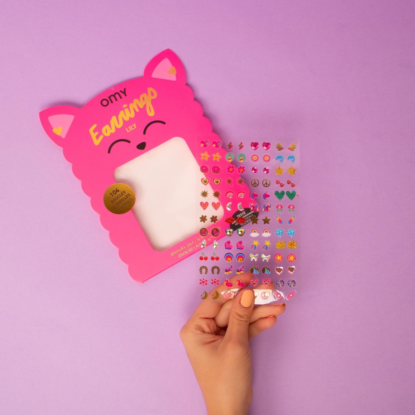 Omy Lily oorbelstickers (plakoorbellen) voor kinderen