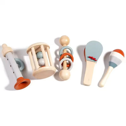 Houten Montessori Instrumenten – Muzikale Speelset Voor Kinderen