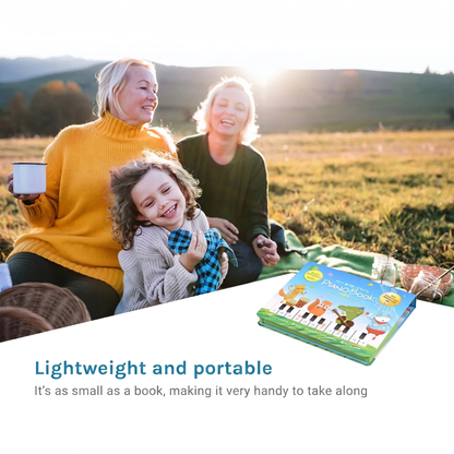 Lightweight and portable. It's as small as a book, making it very handy to take along