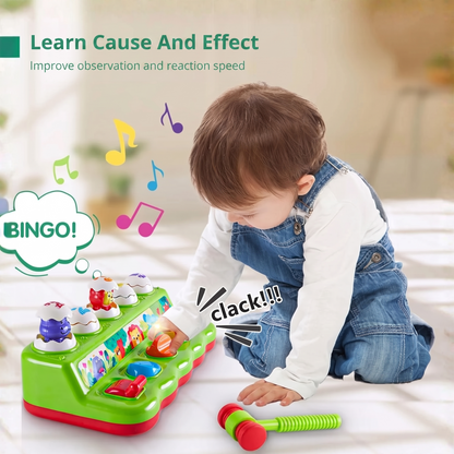 Learn Cause And Effect. Improve observation and reaction speed. BINGO!. clack!!!