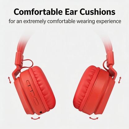 Comfortable Ear Cushions. for an extremely comfortable wearing experience