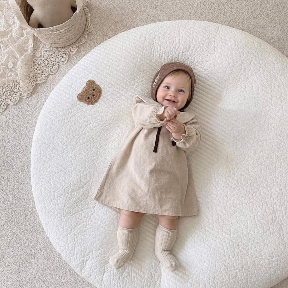 Baby Speelmat – Ronde Kruipmat Voor Baby's