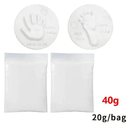Baby Hand- En Voetafdruk Klei Set – Luchtdrogende Klei Afdrukset Voor Baby's