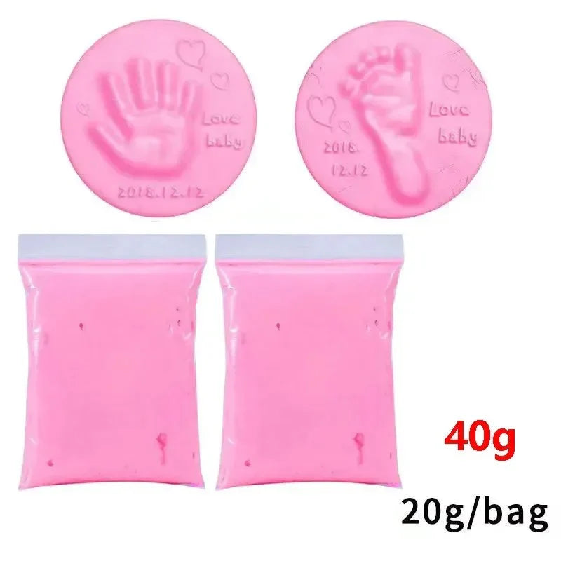 Baby Hand- En Voetafdruk Klei Set – Luchtdrogende Klei Afdrukset Voor Baby's