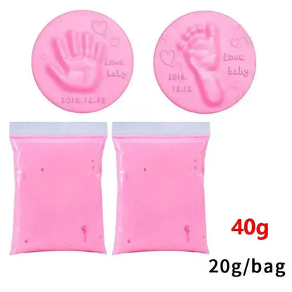 Baby Hand- En Voetafdruk Klei Set – Luchtdrogende Klei Afdrukset Voor Baby's