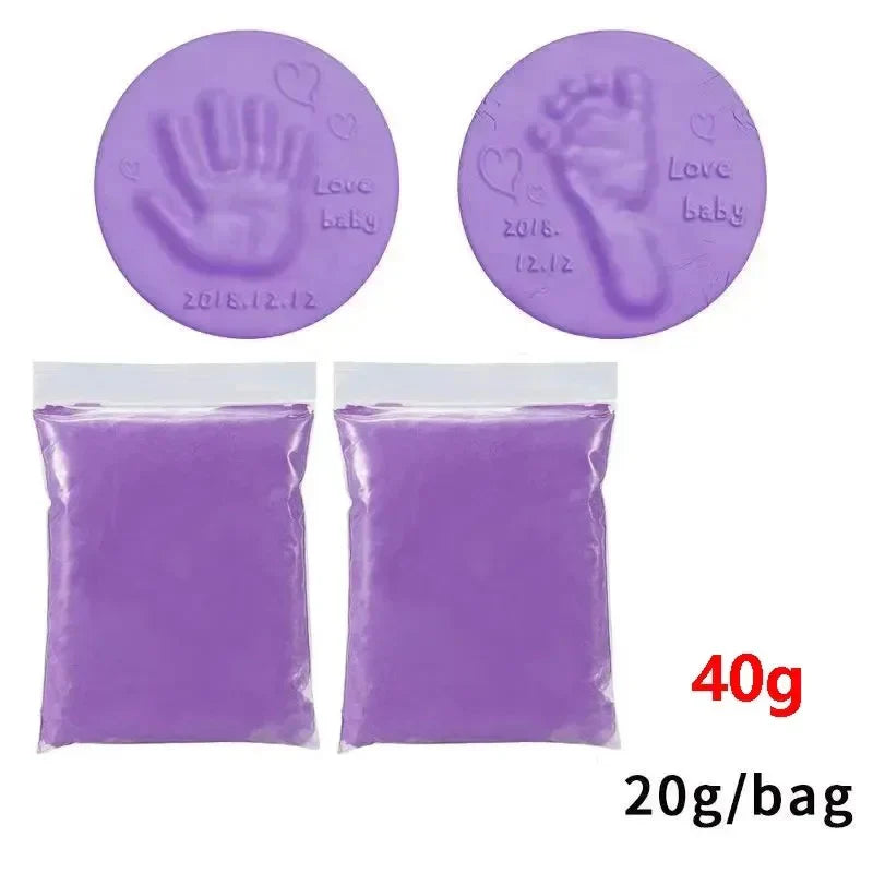 Baby Hand- En Voetafdruk Klei Set – Luchtdrogende Klei Afdrukset Voor Baby's