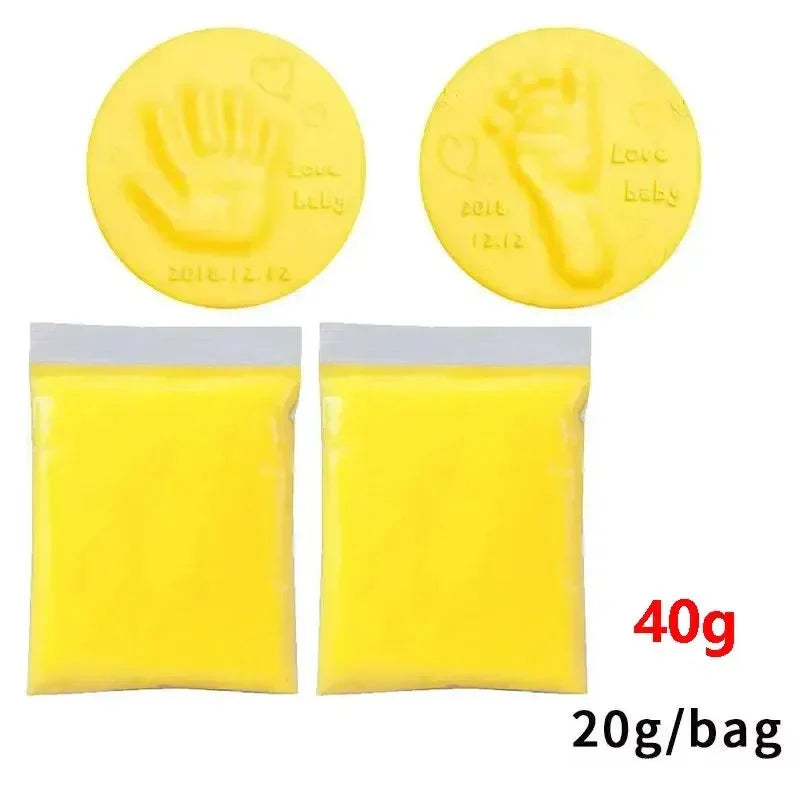 Baby Hand- En Voetafdruk Klei Set – Luchtdrogende Klei Afdrukset Voor Baby's