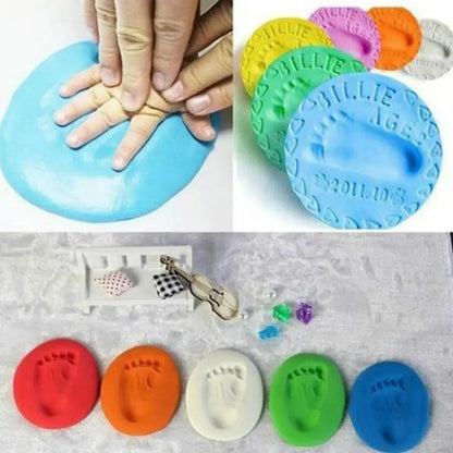 Baby Hand- En Voetafdruk Klei Set – Luchtdrogende Klei Afdrukset Voor Baby's