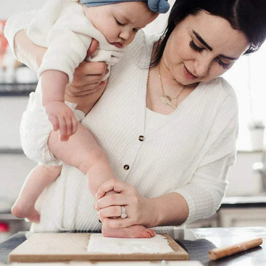 Baby Hand- en Voetafdrukset – Gipsafdrukframe Voor Pasgeborenen