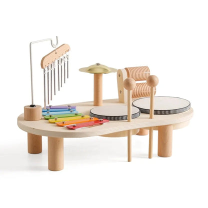 Muziekinstrumentenset – Houten Muziekspeelgoed Voor Kinderen