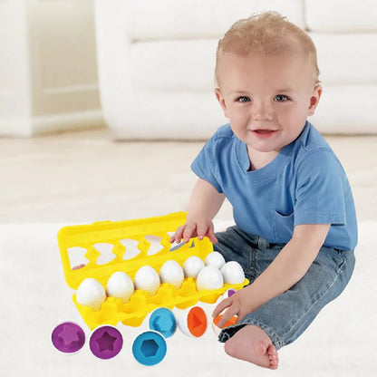 Montessori Ei Puzzel Speelgoed – Ei Kleur- En Vormenspel Voor Peuters