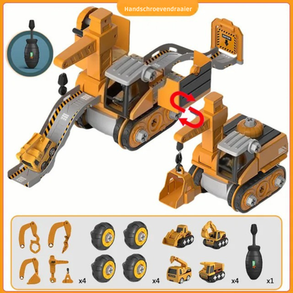 Uit Elkaar Te Halen Constructievoertuig Speelgoed – DIY Schroef- En Bouwtruck Speelgoed