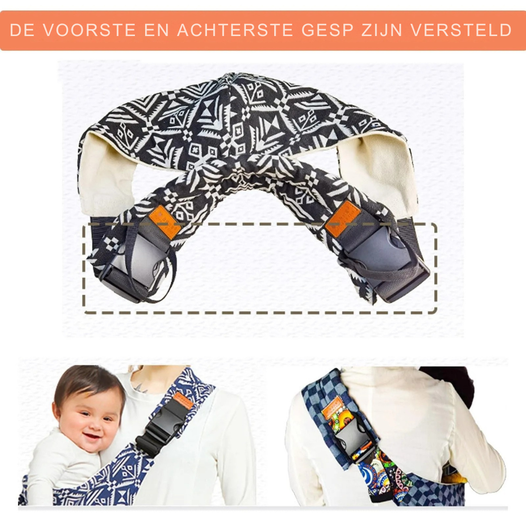 Baby Draagdoek – Handsfree Crossbody Babydrager