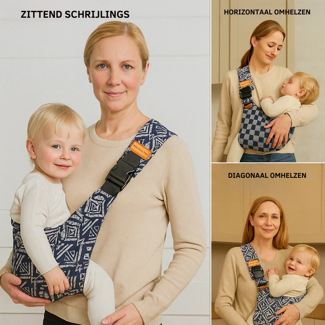 Baby Draagdoek – Handsfree Crossbody Babydrager