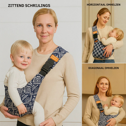 Baby Draagdoek – Handsfree Crossbody Babydrager