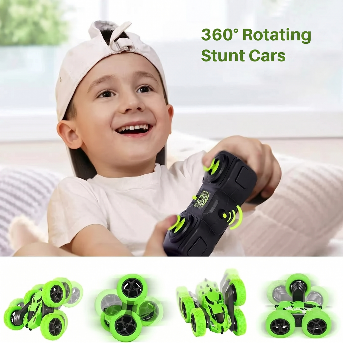 360° Rotating Stunt Cars