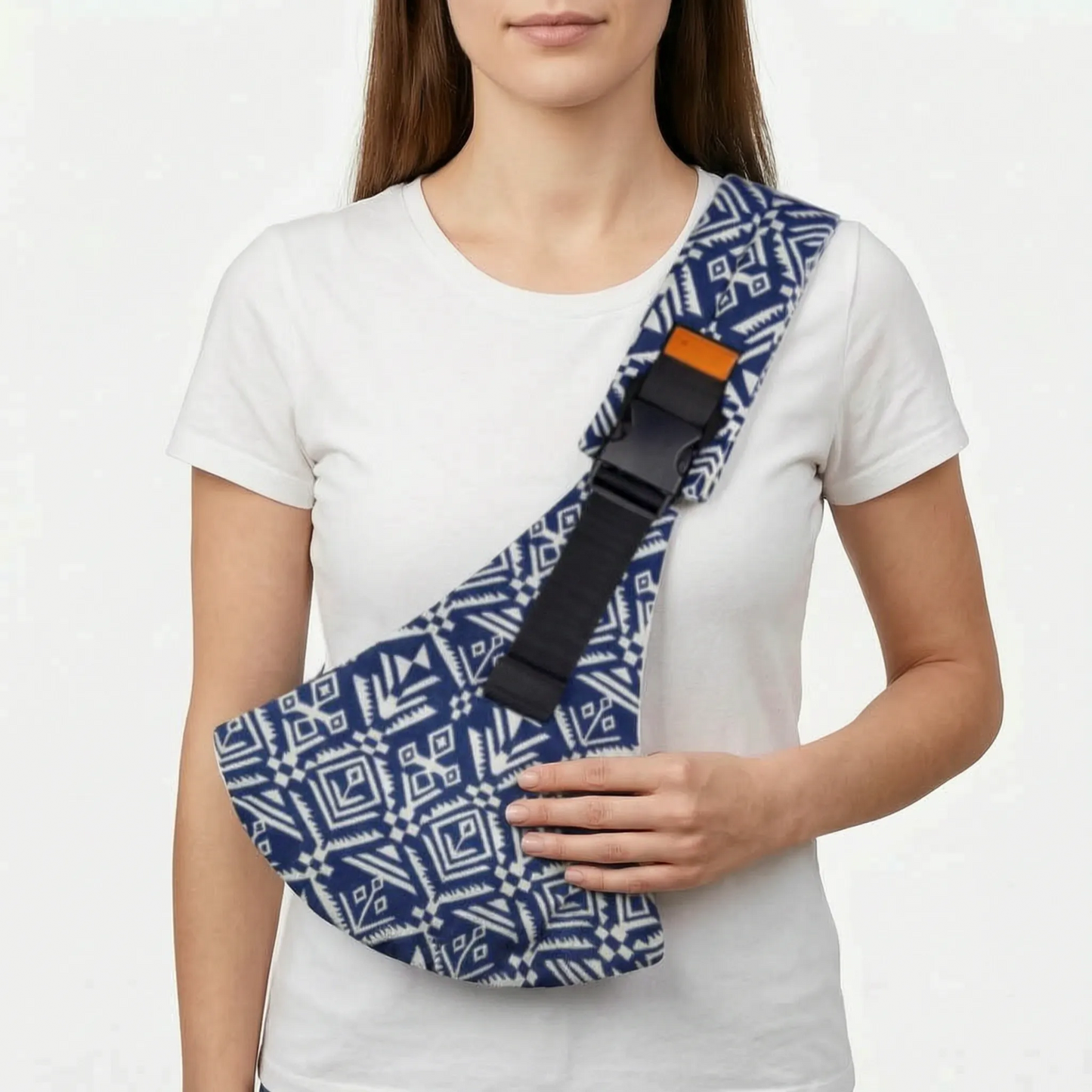 Baby Draagdoek – Handsfree Crossbody Babydrager