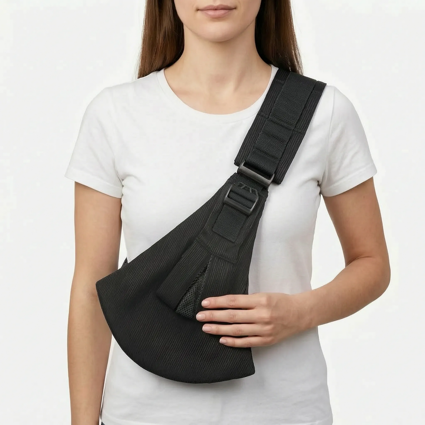 Baby Draagdoek – Handsfree Crossbody Babydrager
