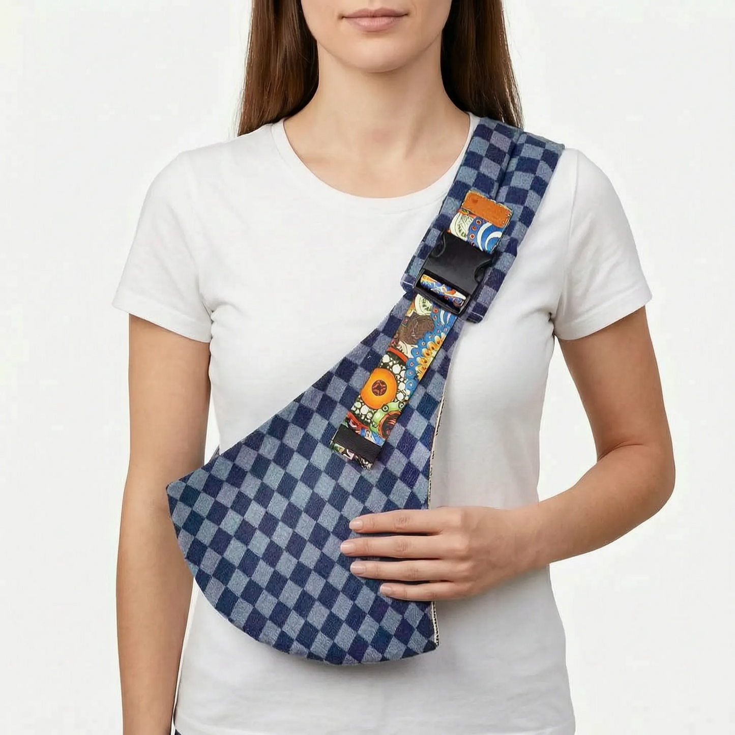 Baby Draagdoek – Handsfree Crossbody Babydrager