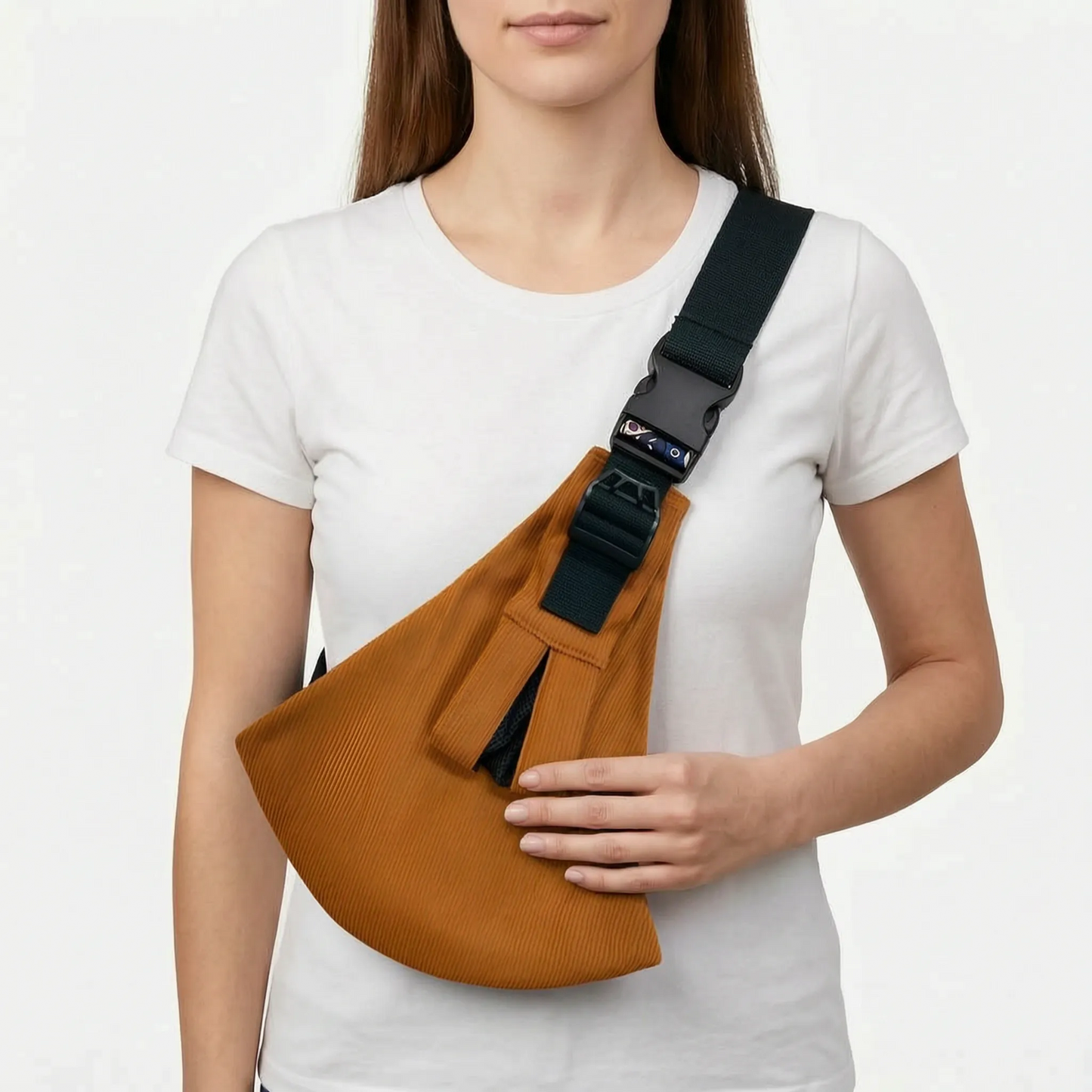 Baby Draagdoek – Handsfree Crossbody Babydrager
