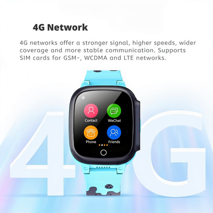 4G Network. 4G networks offer a stronger signal, higher speeds, wider coverage and more stable communication. Supports SIM cards for GSM, WCDMA and LTE networks.
