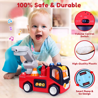 100% Safe & Durable. Volume Control Switch. High-Quality Plastic. Smart Bump & Go Design