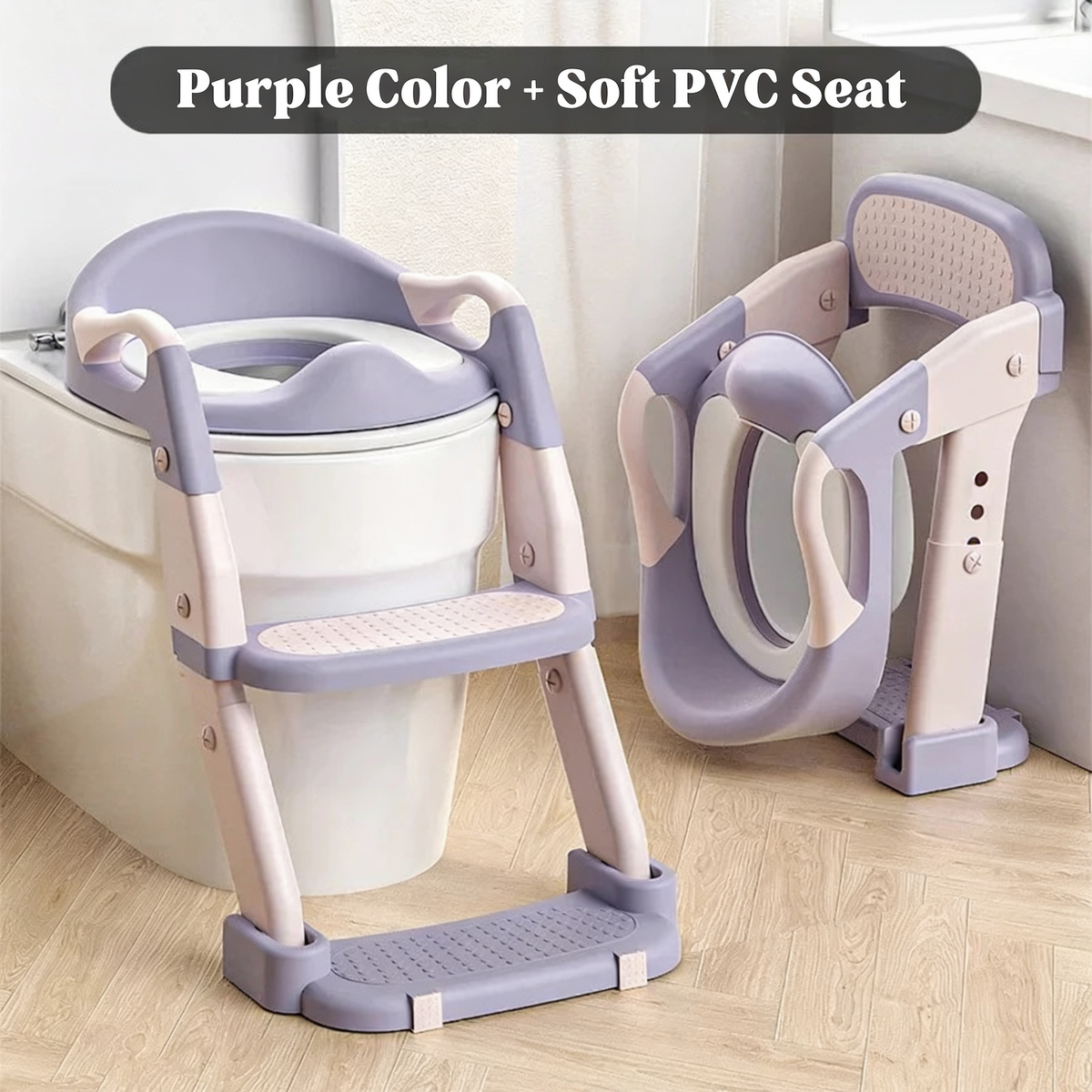 Purple Color + Soft PVC Seat
