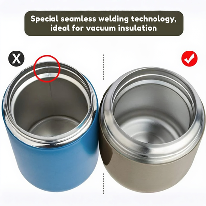Special seamless welding technology, ideal for vacuum insulation