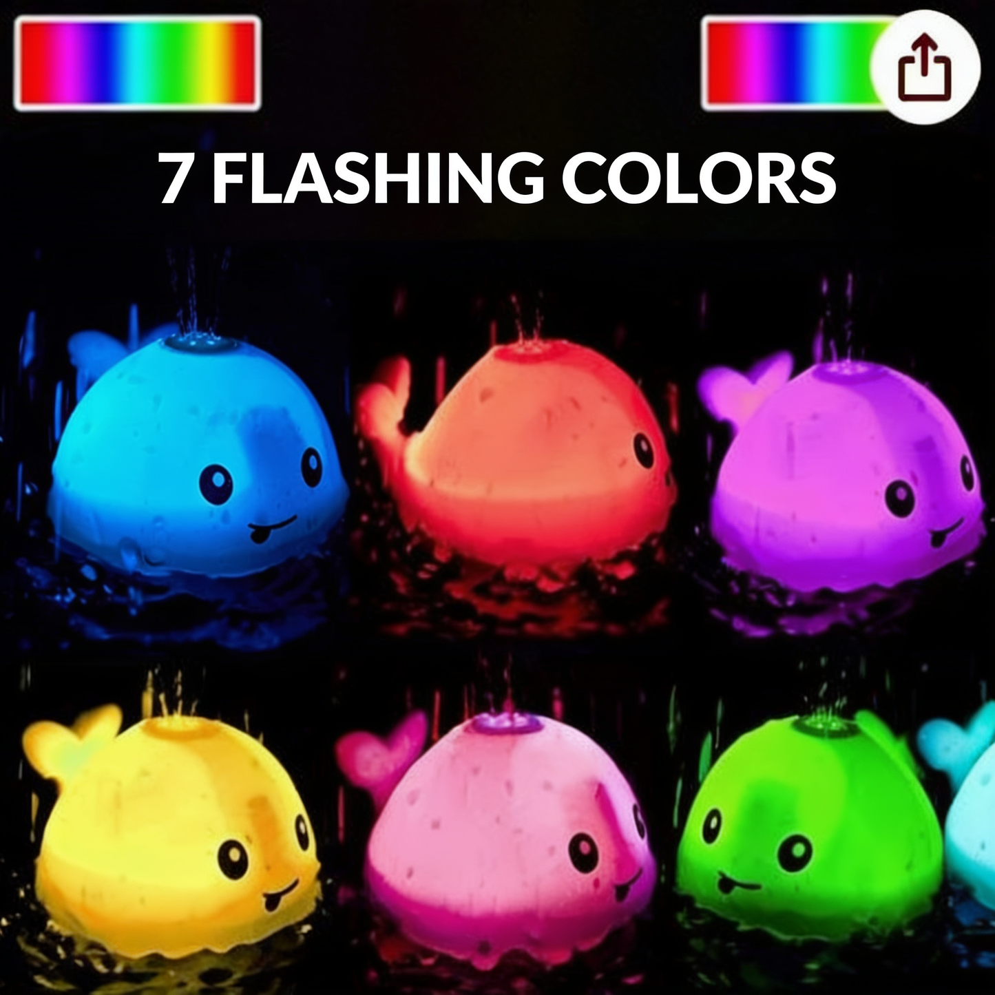 7 FLASHING COLORS