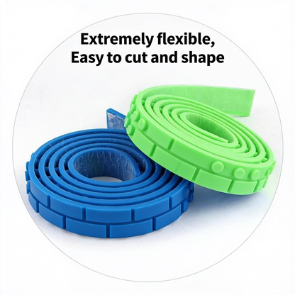 Extremely flexible,. Easy to cut and shape